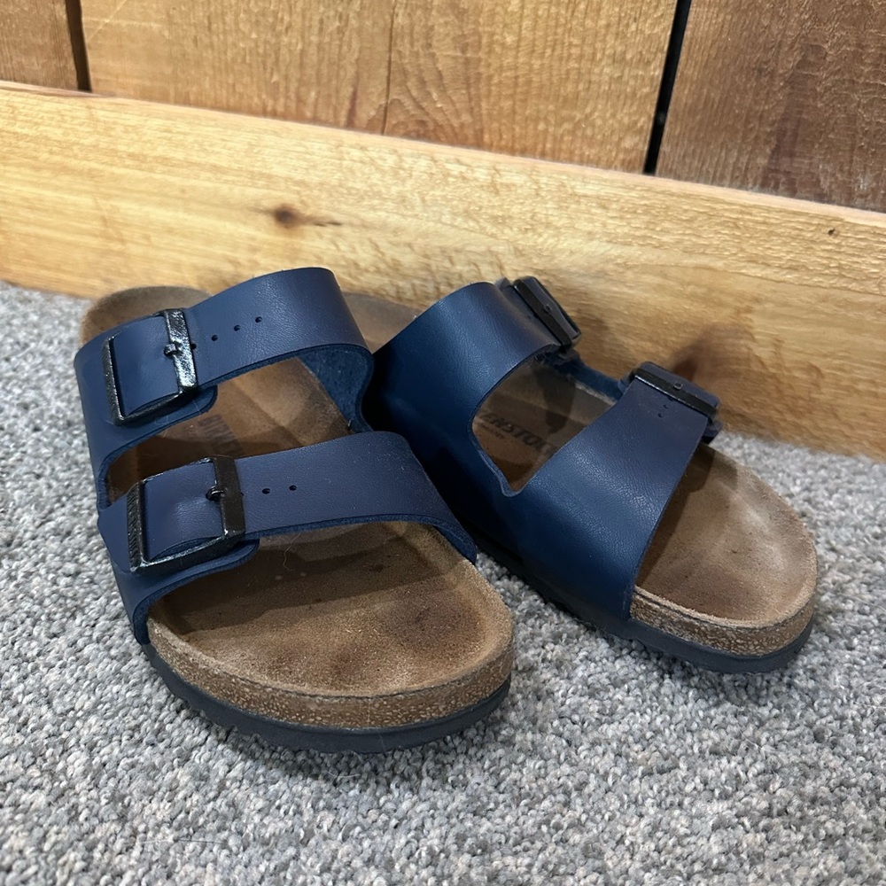 Women’s Birkenstock Navy Double-Strap Sandals
